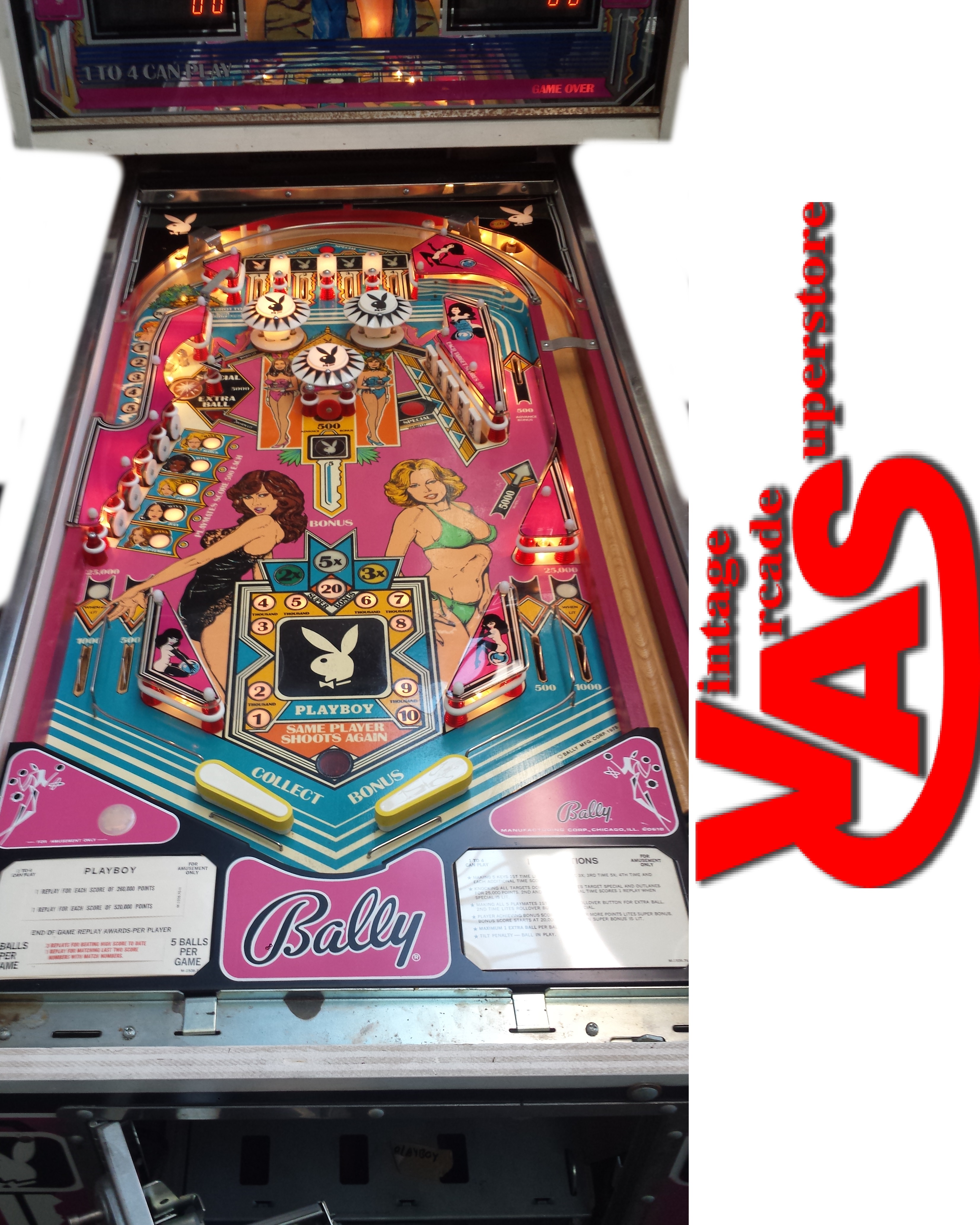 playboy pinball for sale