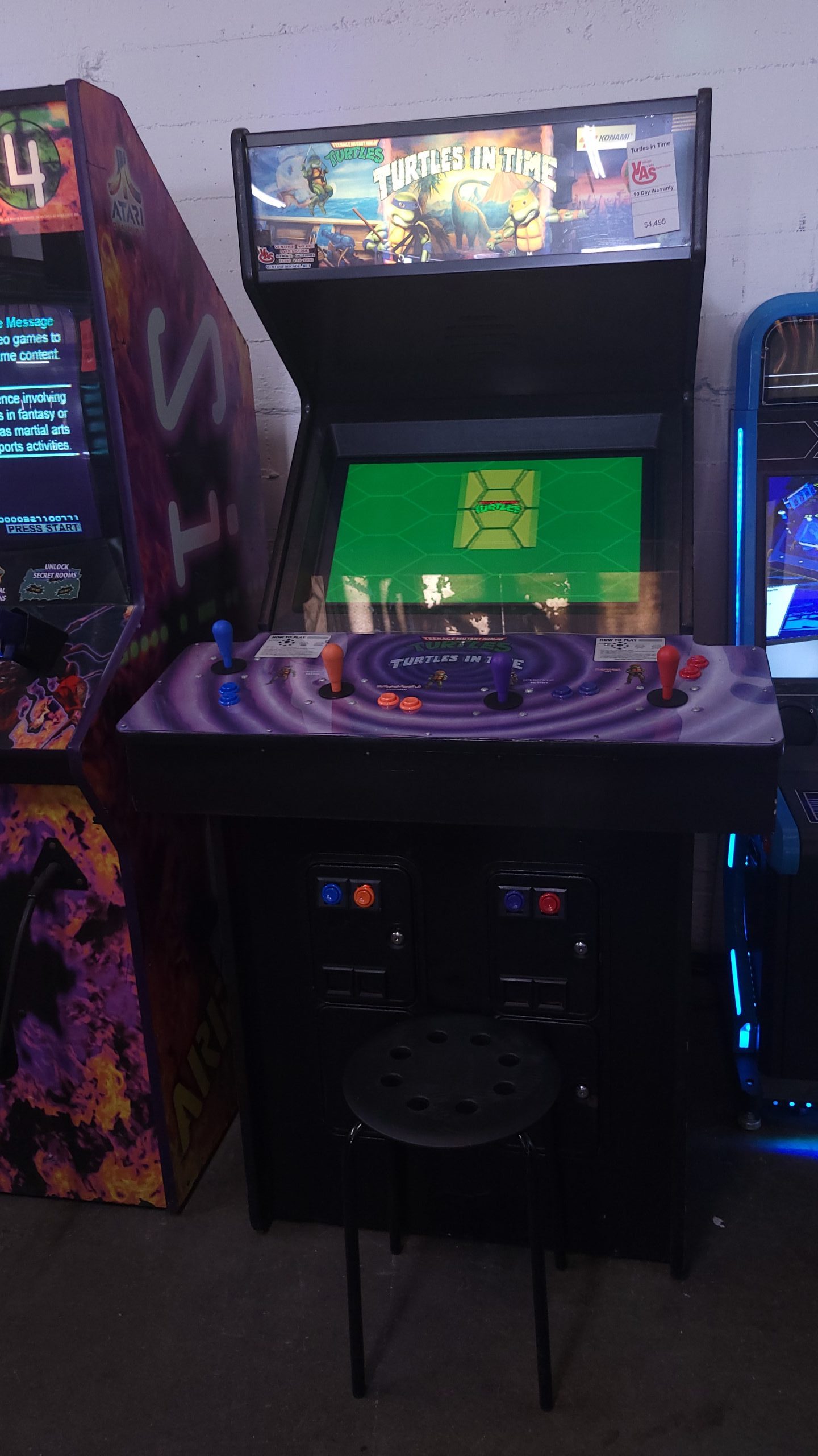 Turtles in Time Arcade Game | Vintage Arcade Superstore