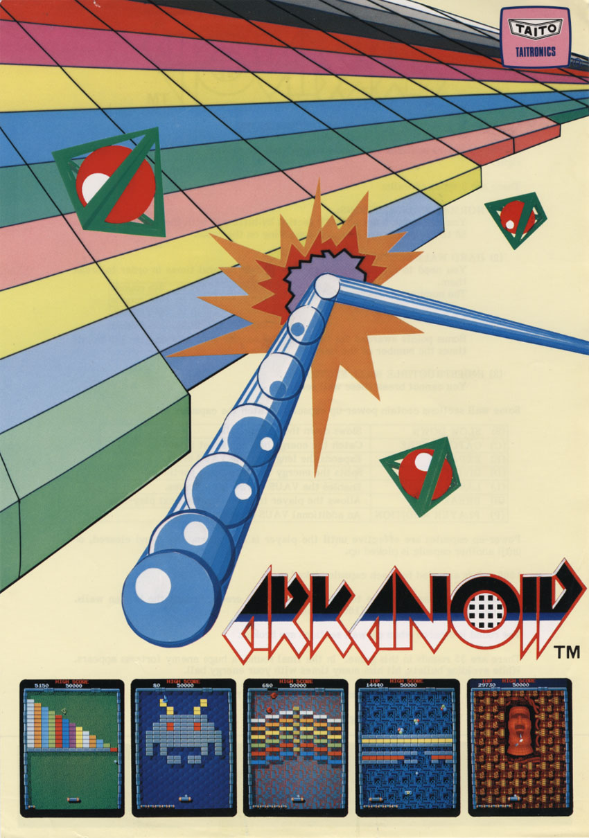 Arkanoid Arcade Game For Sale