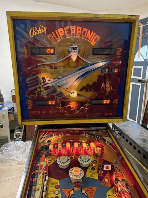 Bally supersonic pinball best sale