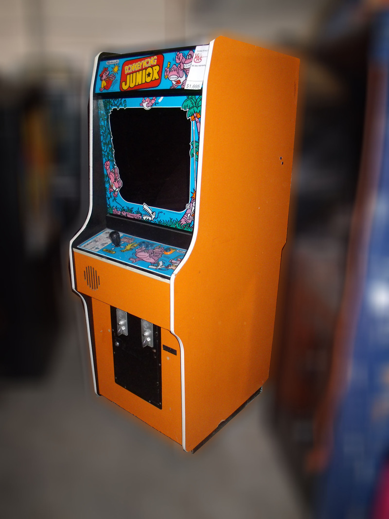 Red DONKEY KONG JR. Video Arcade Multi Game With Dozens of 