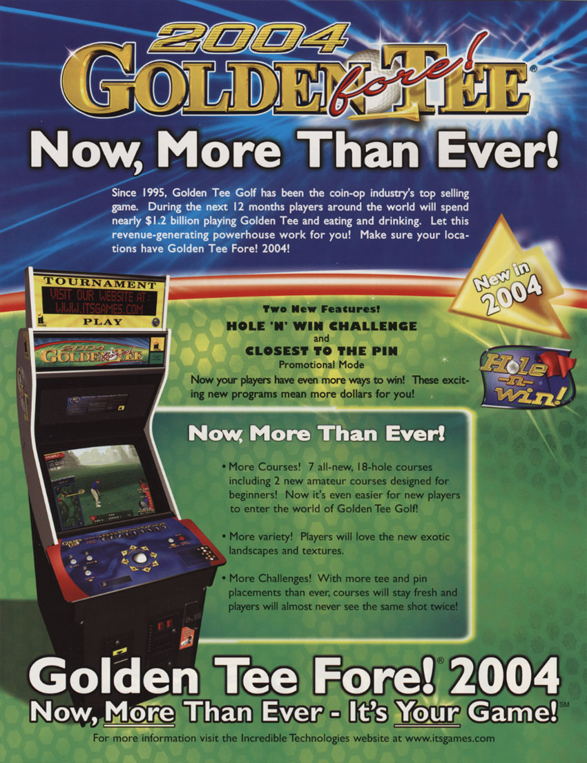 Golden Tee (2004 or 2005) - Vintage Arcade Superstore