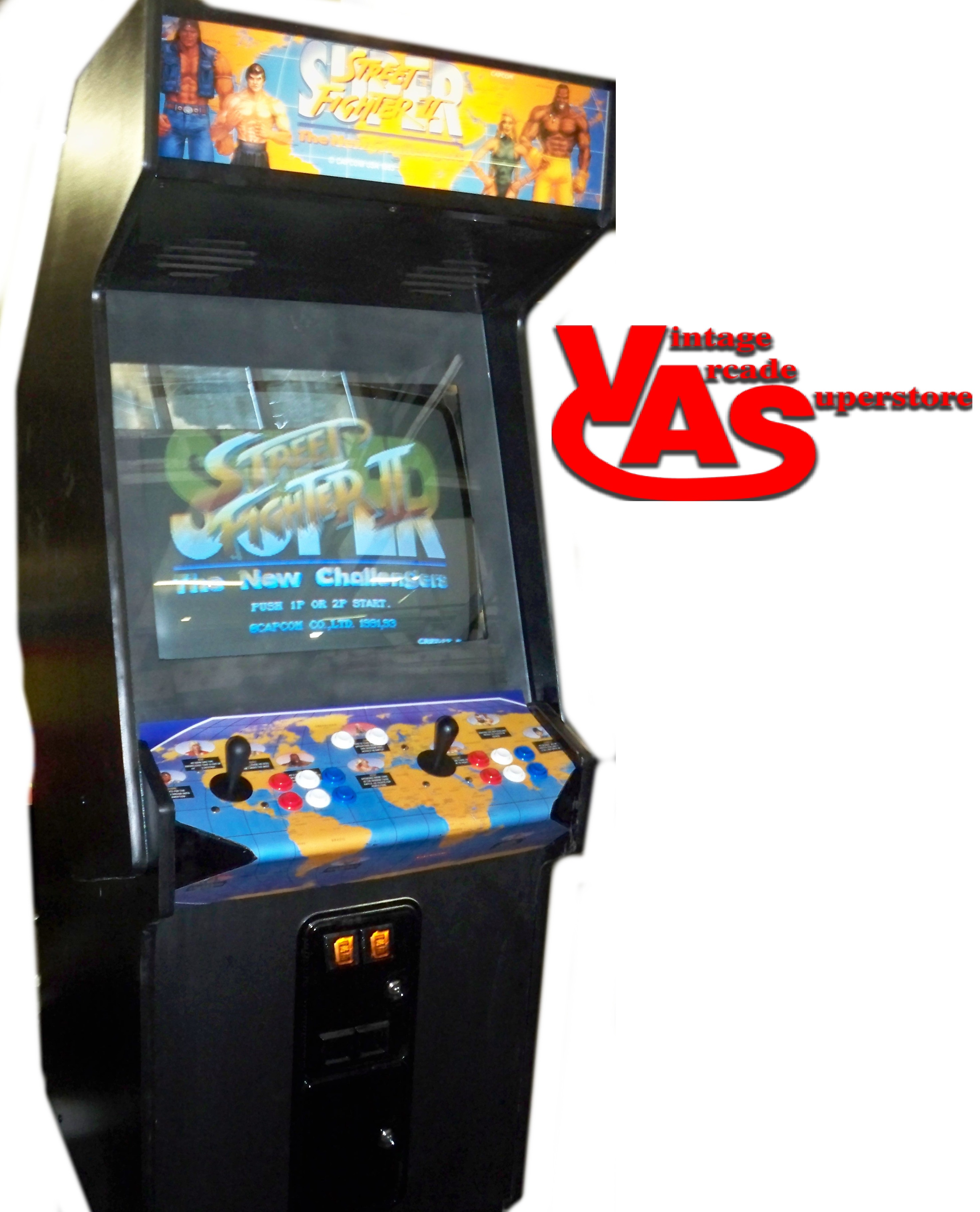 street fighter 2 arcade cabinet