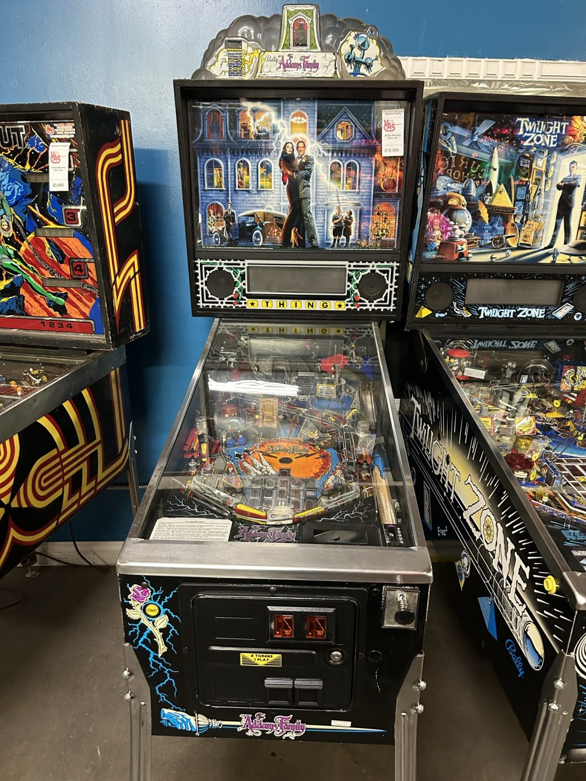 Addams Family Pinball Game For Sale