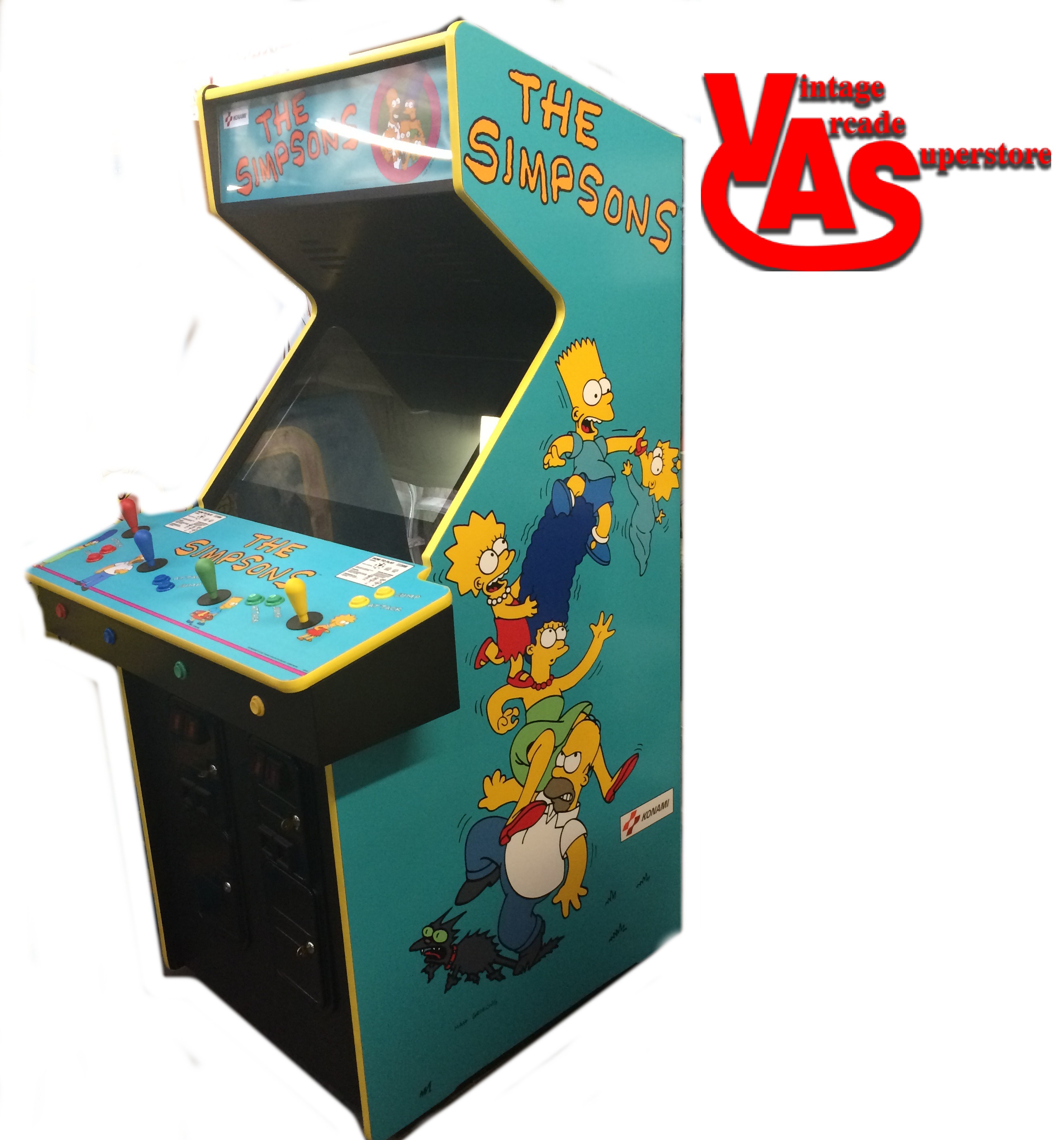 Simpsons Arcade game for sale- Vintage Arcade Superstore