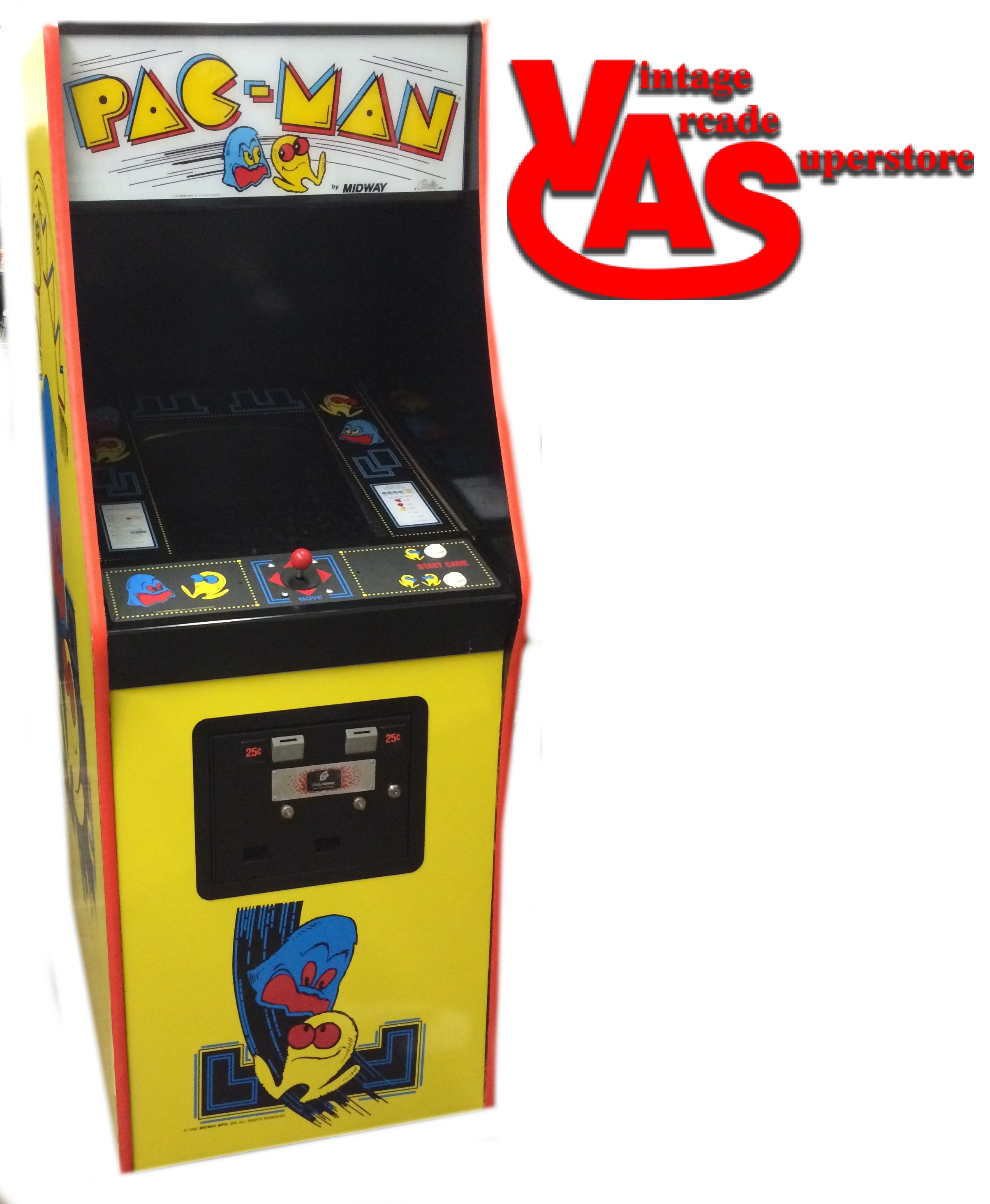 Image result for pacman video game machine