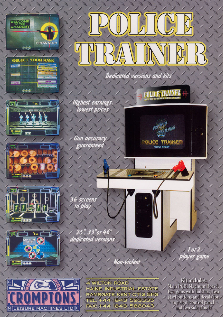 Police Trainer Vintage Arcade Superstore