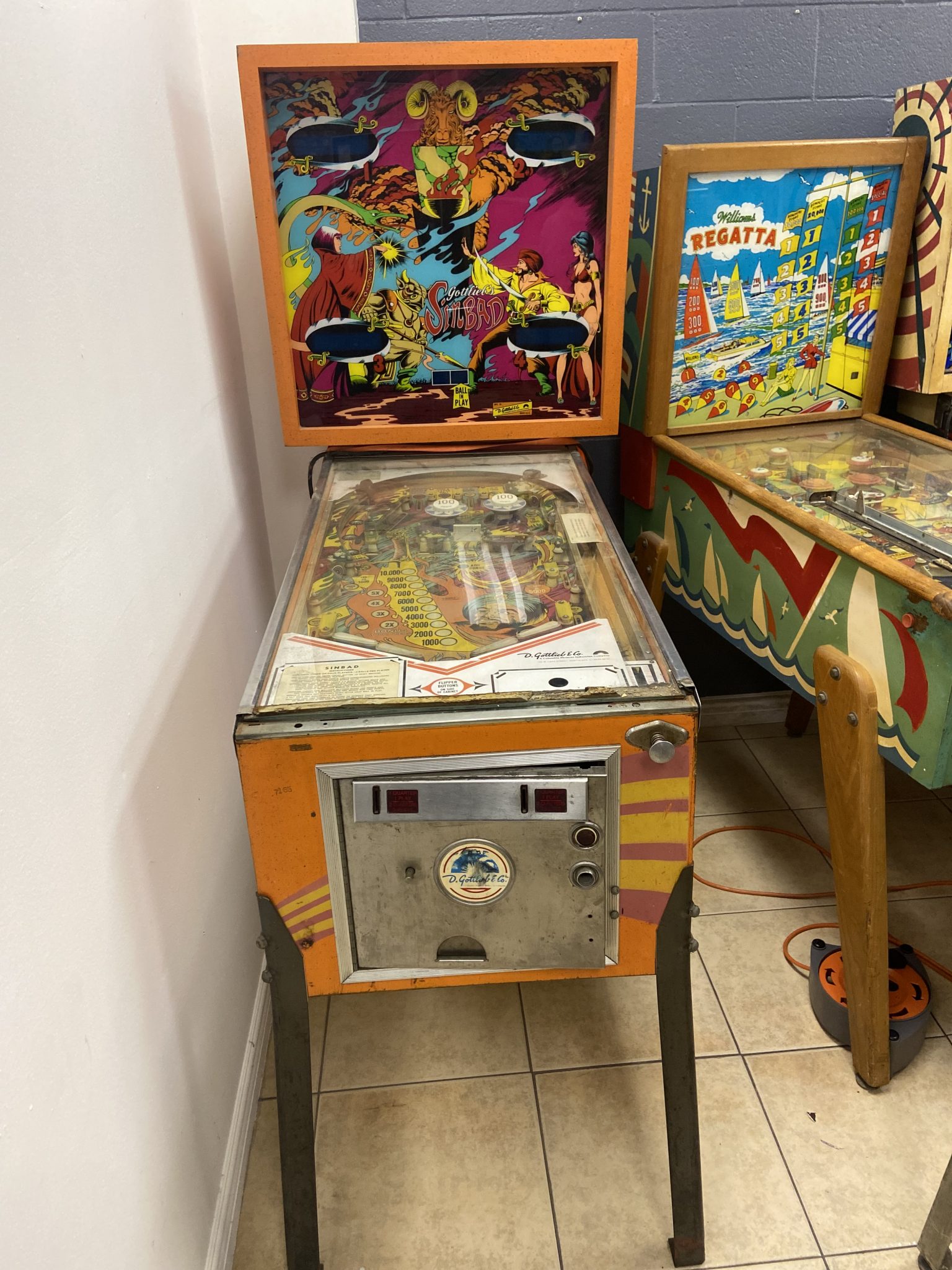 Sinbad Pinball Machine - Vintage Arcade Superstore