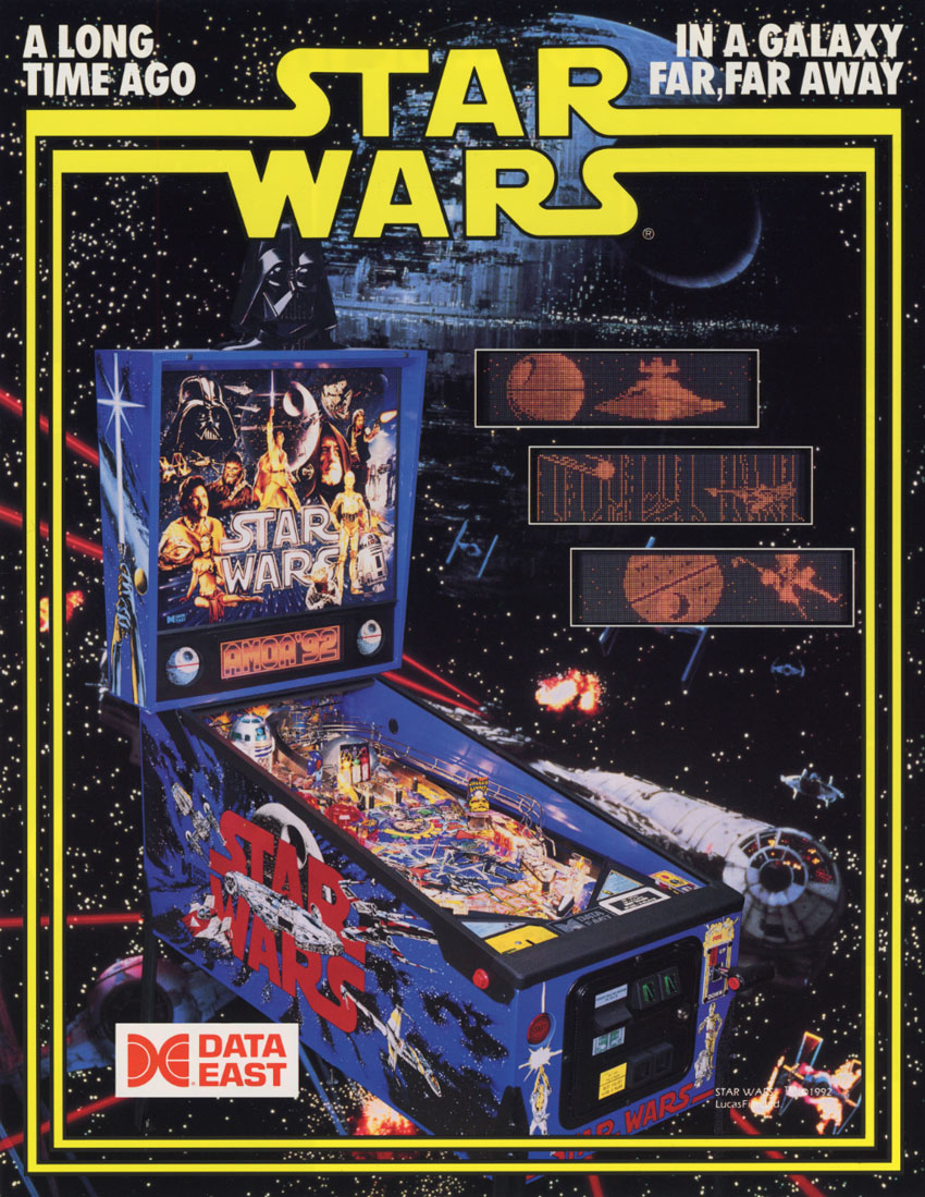 star wars pinball machine vintage