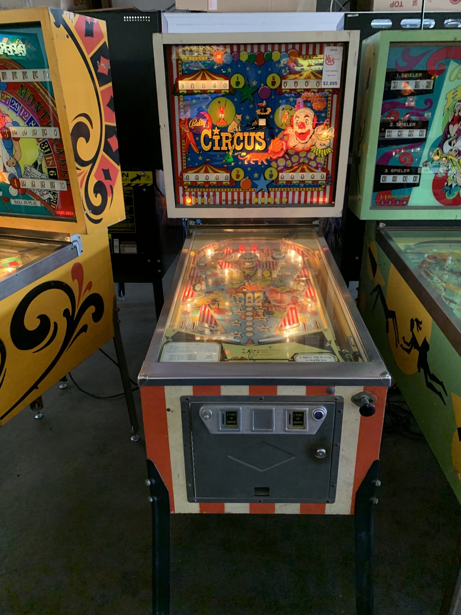 Circus Pinball Machine - Vintage Arcade Superstore