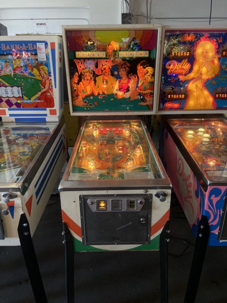 Black Jack EM Pinball Machine very rare - Vintage Arcade Superstore