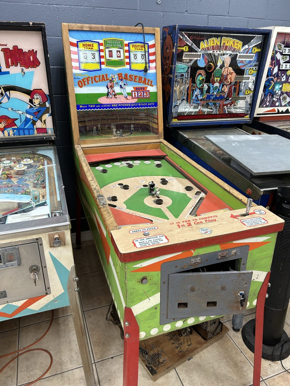 Official Baseball Pinball Machine For Sale