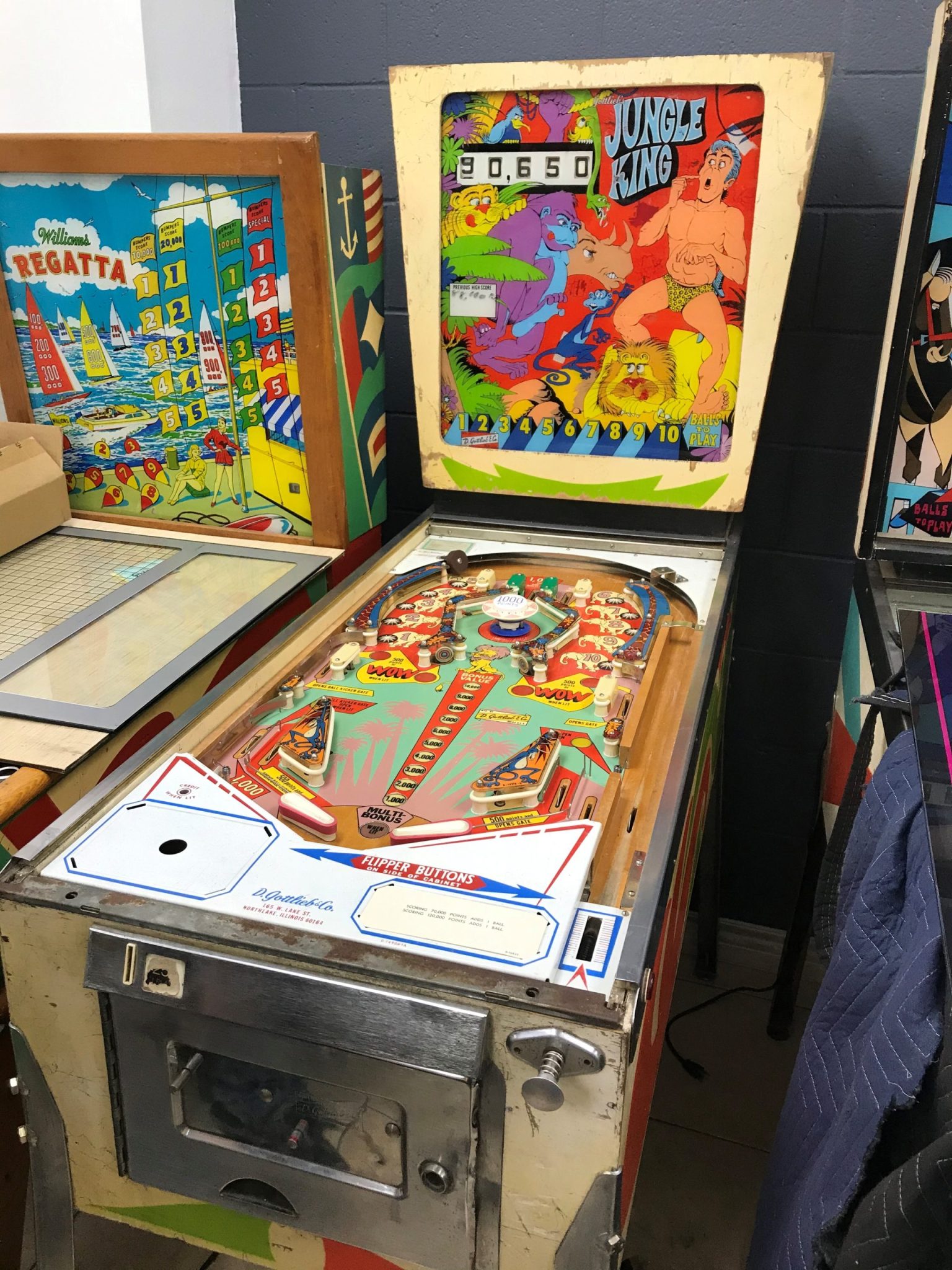 Jungle King Pinball Machine For Sale