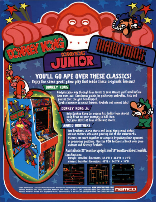 Donkey Kong / Donkey Kong Jr. / Mario Bros. Trio (Home Use Only)