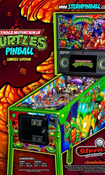 Teenage Mutant Ninja Turtles Limited Edition Pinball Machine