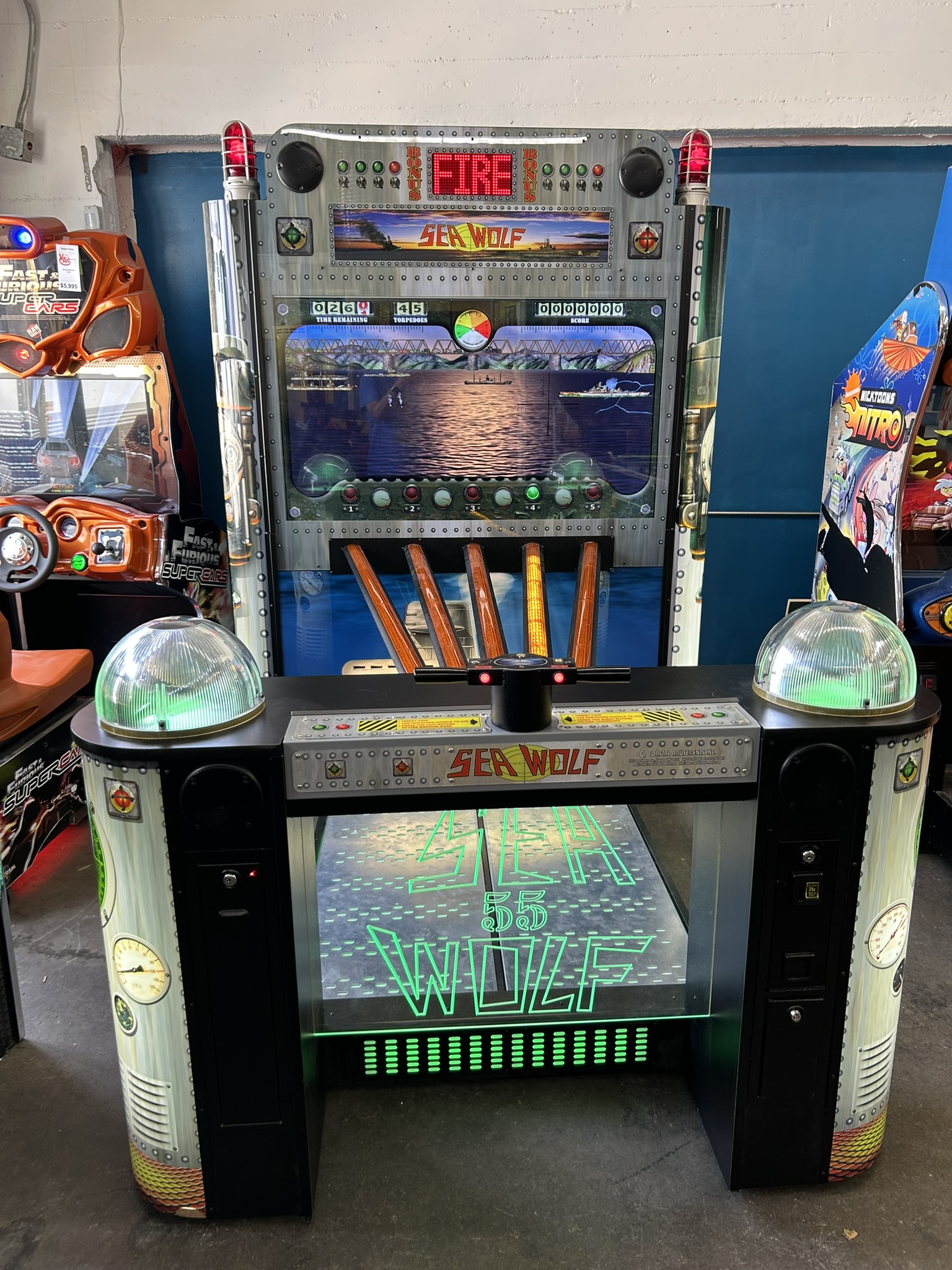 Sea Wolf 55 super deluxe upright by Costal Amusements
