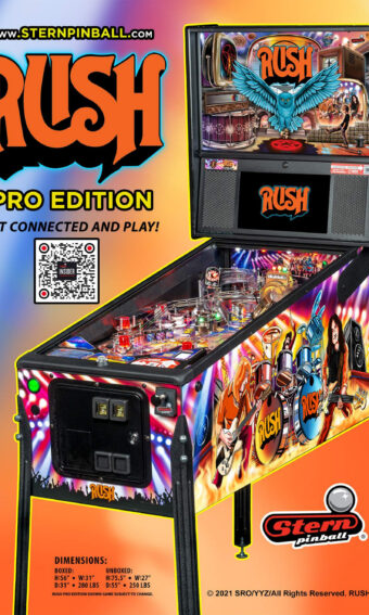 Rush Pro Pinball Machine (In Stock!)
