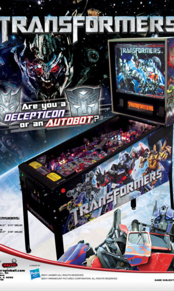 Transformers Pinball Machine (2011)
